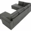 Minkštas kampas MB001251 elegantiškas audinio dizainas svetainei