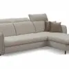 Minkštas kampas MB001267 su moderniu pilku audiniu