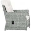 Modernus pilkas fotelis MB001303 jaukiam interjerui