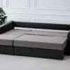Minkštas kampas MB001323 su elegantiška galerijos nuotrauka