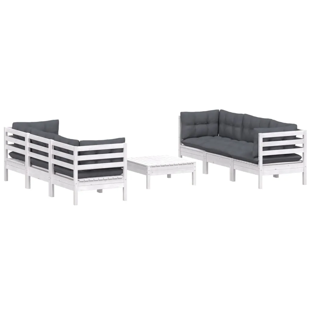 ba-vd102549-2 Sodo komplektas iš pušies su antracito pagalvėmis