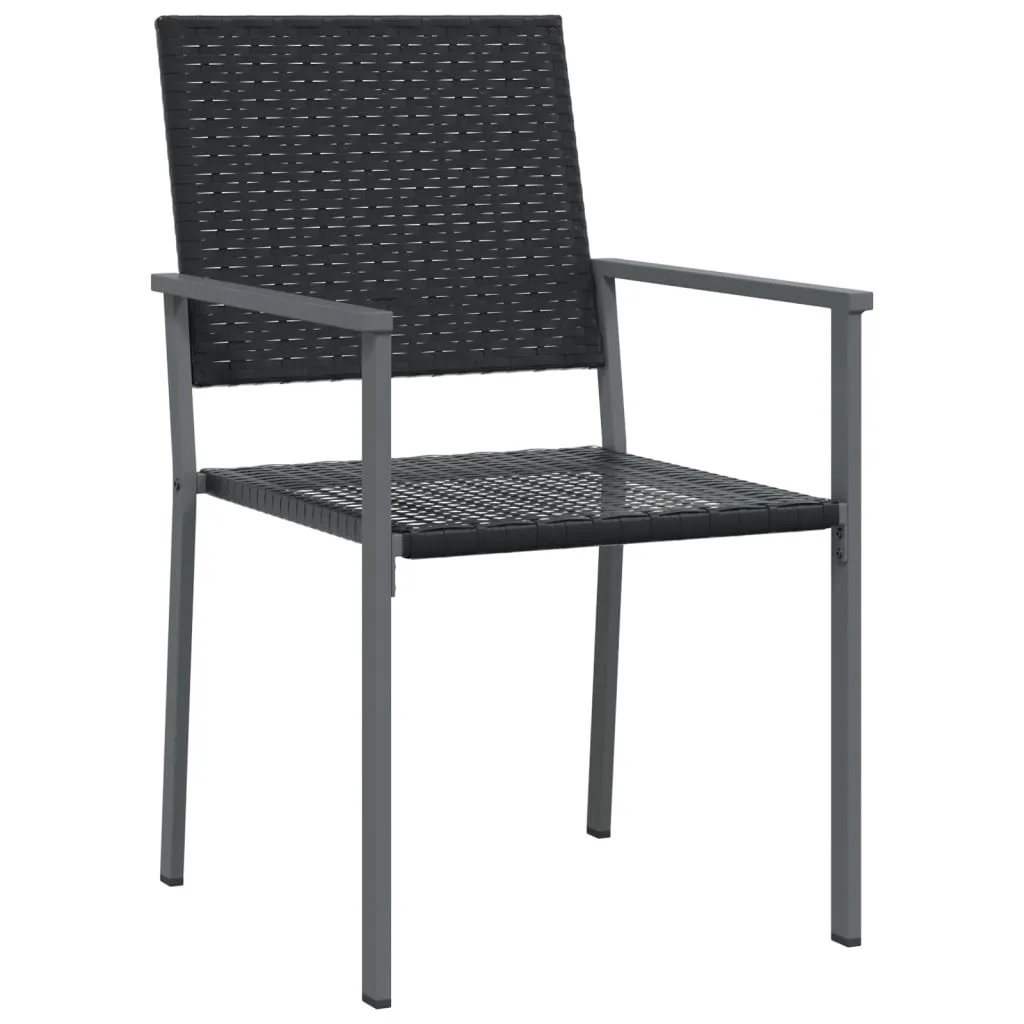 Sodo valgomojo baldų komplektas iš poliratano ir plieno