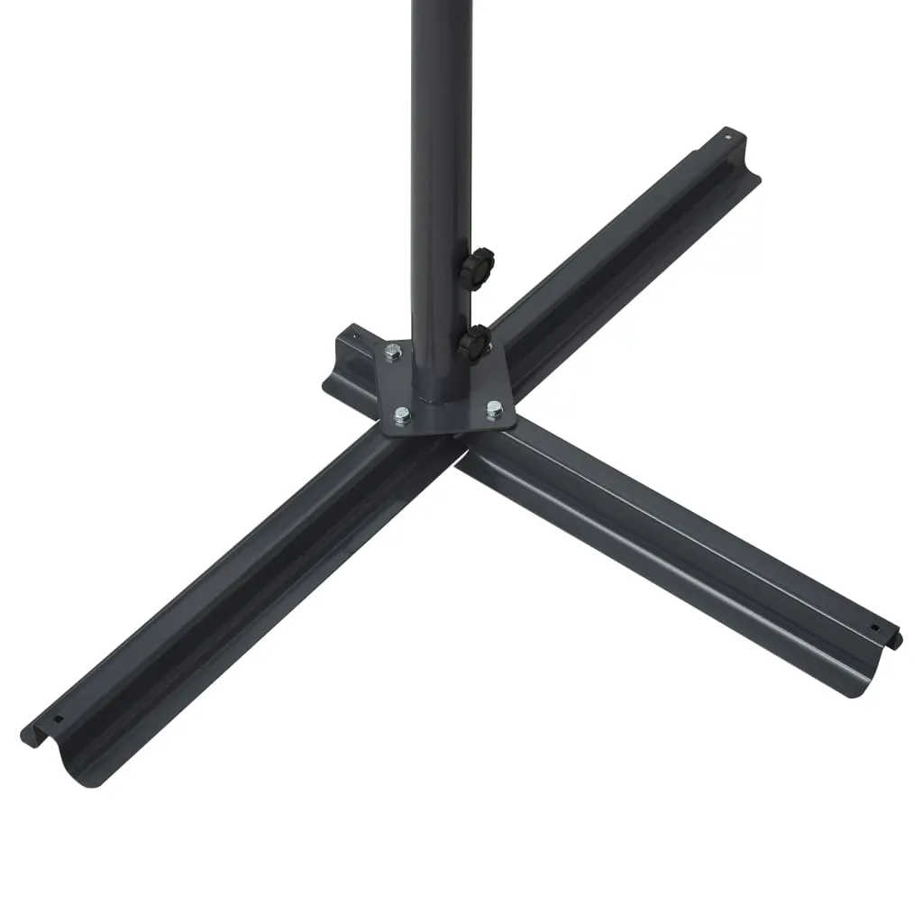 Antracito spalvos laisvai pastatoma stoginė 400x300 cm