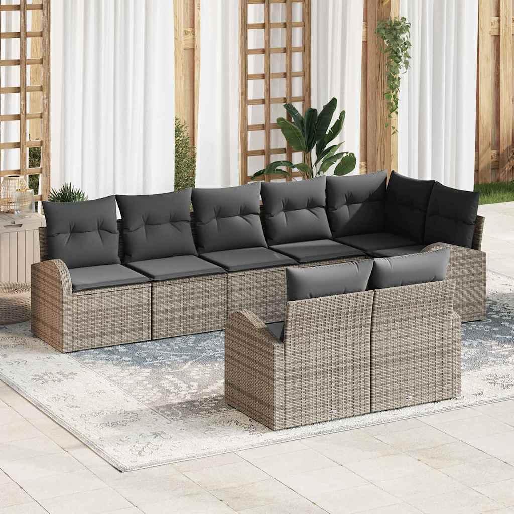 Sodo Sofų Rinkinys 8 pcs poliratanas