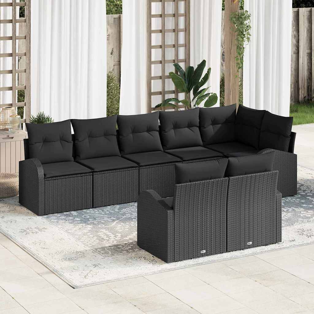Sodo Sofų Rinkinys 8 pcs poliratanas