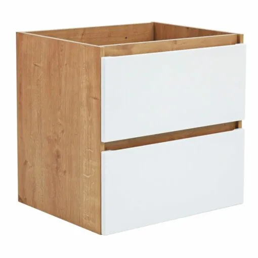 MONAKO-820 pakabinama vonios spintelė (be stalviršio) (Oak White)