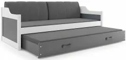 DAWID łóżko 2-poziomowe 190 x 80 BSM grafit