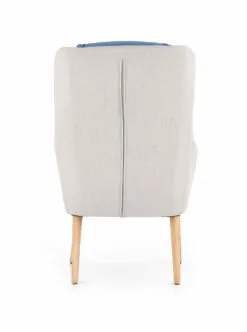 PURIO leisure chair, spalva: light grey / blue
