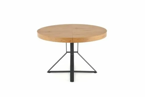 Stalas MERCY extension table, Spalva: top - golden oak, legs - juoda