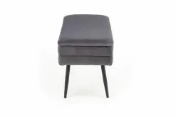 Minkštas baldas VELVA bench Spalva: grey/juoda