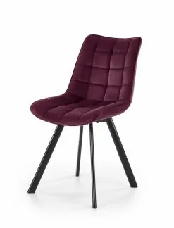 K332 chair, spalva: dark red