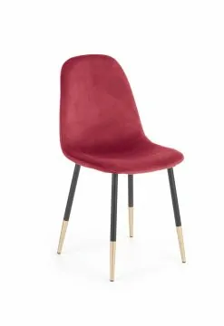 K379 chair dark red / gold