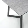 Stalas TIZIANO extension table, Spalva: top - light grey / dark grey, legs - dark grey