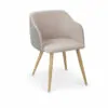 K288 chair, light grey / beige